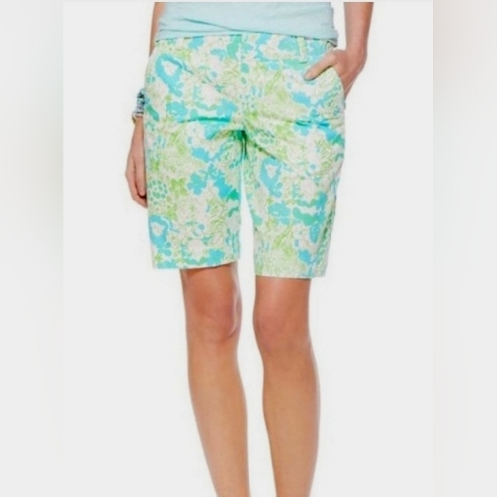 Lilly Pulitzer Chipper Shorts It's A Zoo Sz 2
